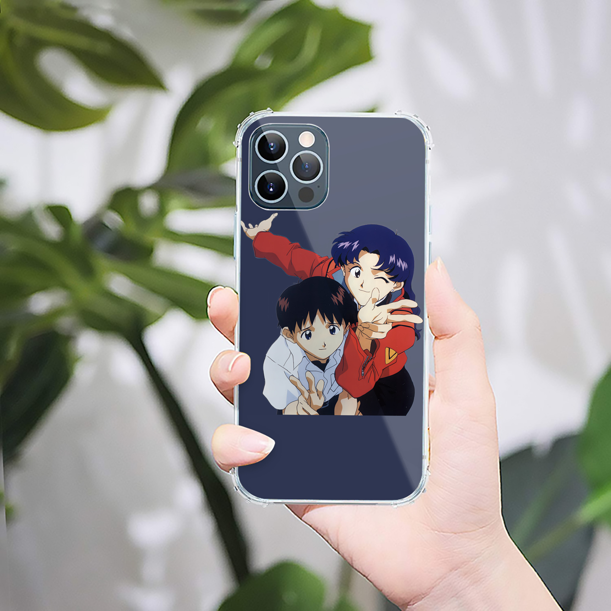 （画像用） EVA 新世紀エヴァンゲリオン 【iPhone 12シリーズ対応】透明スマホケース（クリアソフトケース）
